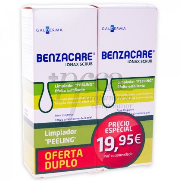 BENZACARE IONAX SCRUB DUPLO 2X60G PROMO