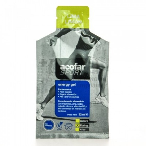 ACOFARSPORT ENERGY GEL 32 ML LIMA-LIMON