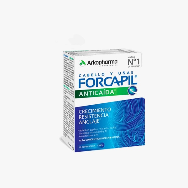 Arkopharma Forcapil Anticaída Cabello y Uñas 30 Comprimidos