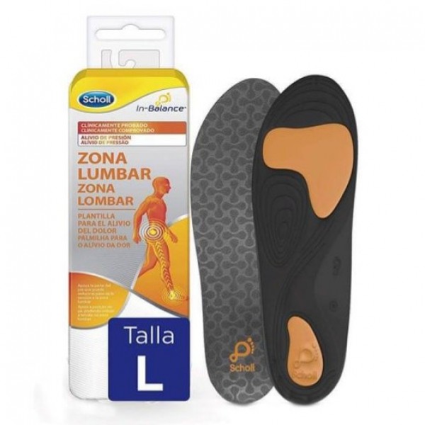 Scholl Plantilla Lumbar Inbalance Talla L 1 Par